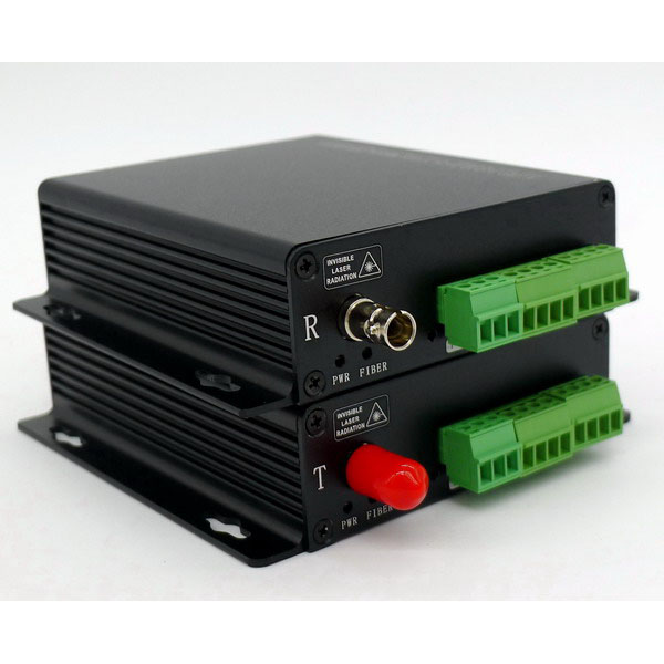 - (Balanced) Contact Closure to Fiber optic cable